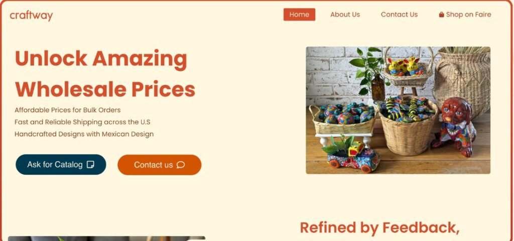 Craftway - sitio web